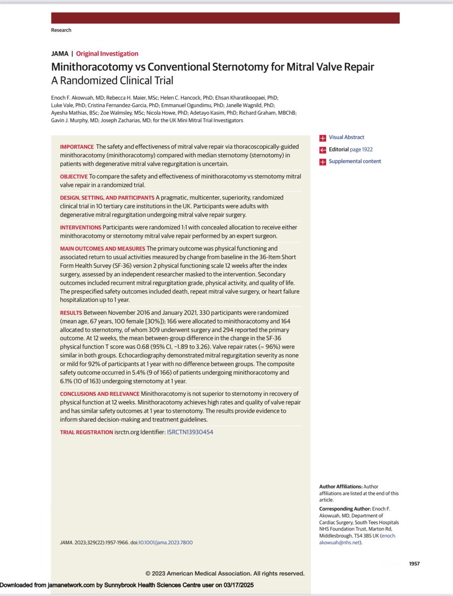 bobby yanagawa (@bobbyyanagawa) on Twitter photo Great resident discussion for Journal Club <a href="/UofTCVsurgery/">University of Toronto Cardiac Surgery</a> RCT of sternotomy vs MICS. Expert commentary by Drs. Tam, Yau, Daveriwala and Rehman βββπππ <a href="/uoftmedicine/">Temerty Medicine</a> <a href="/UnityHealthTO/">Unity Health Toronto</a> <a href="/ISMICS/">ISMICSofficial</a> Great resident discussion for Journal Club <a href="/UofTCVsurgery/">University of Toronto Cardiac Surgery</a> RCT of sternotomy vs MICS. Expert commentary by Drs. Tam, Yau, Daveriwala and Rehman βββπππ <a href="/uoftmedicine/">Temerty Medicine</a> <a href="/UnityHealthTO/">Unity Health Toronto</a> <a href="/ISMICS/">ISMICSofficial</a>