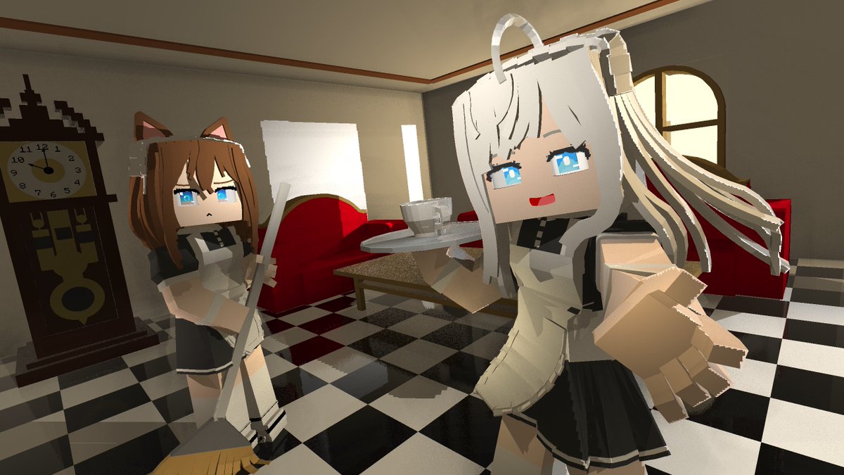 Smile and Sweet 
#mineimator #maid