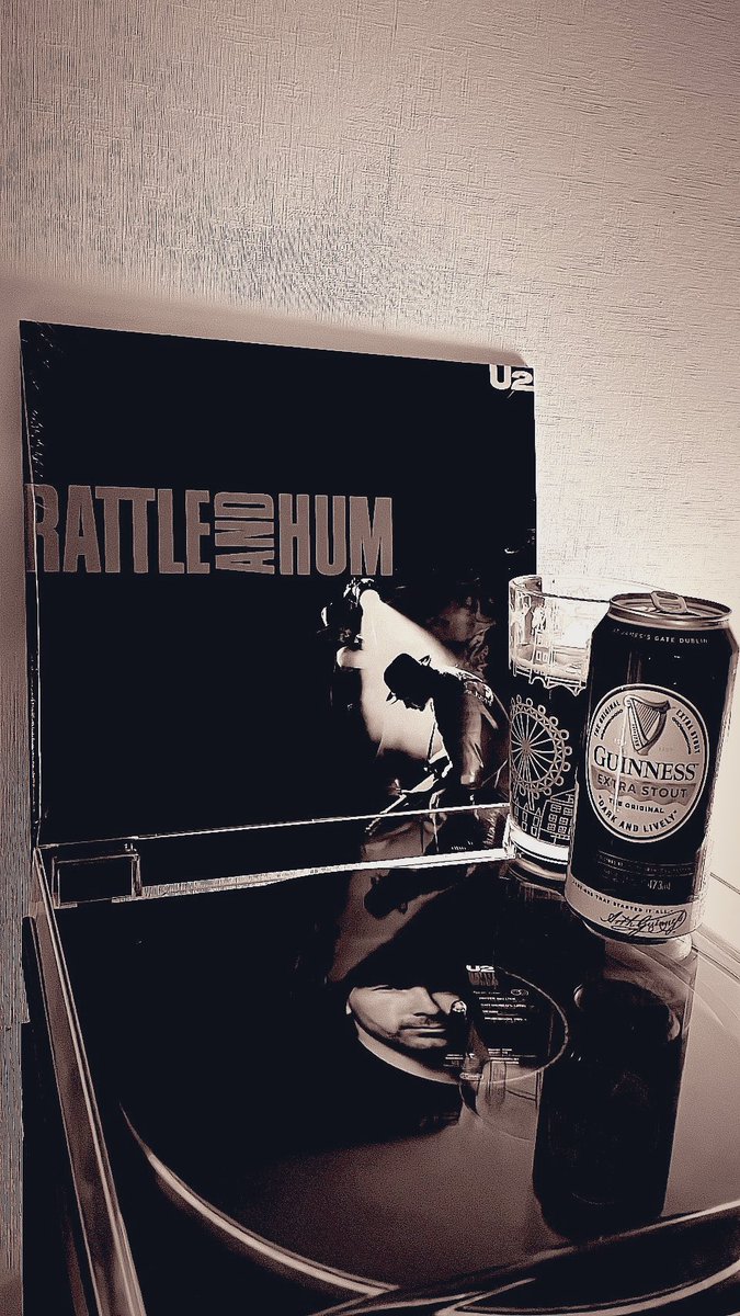 SoundCraftLab's tweet image. Saturday Night in #SCL: @U2 Rattle and Hum &amp;amp; Guinness 🖤🎶 #SoundCraftLab @redmatriz