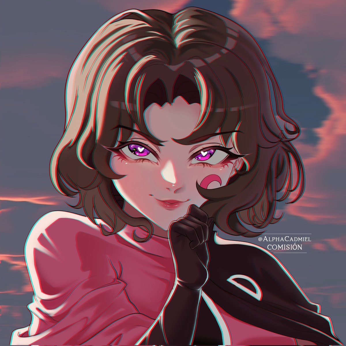 Otra comisión terminada 💜🐦‍⬛
El personaje pertenece a "Rodri Jara" en Facebook. 

#Commission #commissionsopen #Anime #AnimeStyle #digitalart