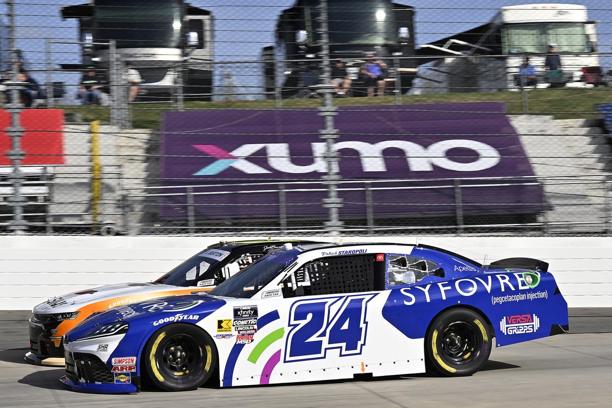 Xfinity Racing (@xfinityracing) on Twitter photo Good day for Dean & the doctor.
<a href="/deanthompsonr/">Dean Thompson</a> gets a new career-best finish in 6th, while <a href="/97patrickstar/">Patrick Staropoli</a> finishes his #XfinitySeries debut in 16th. Good day for Dean & the doctor.
<a href="/deanthompsonr/">Dean Thompson</a> gets a new career-best finish in 6th, while <a href="/97patrickstar/">Patrick Staropoli</a> finishes his #XfinitySeries debut in 16th.