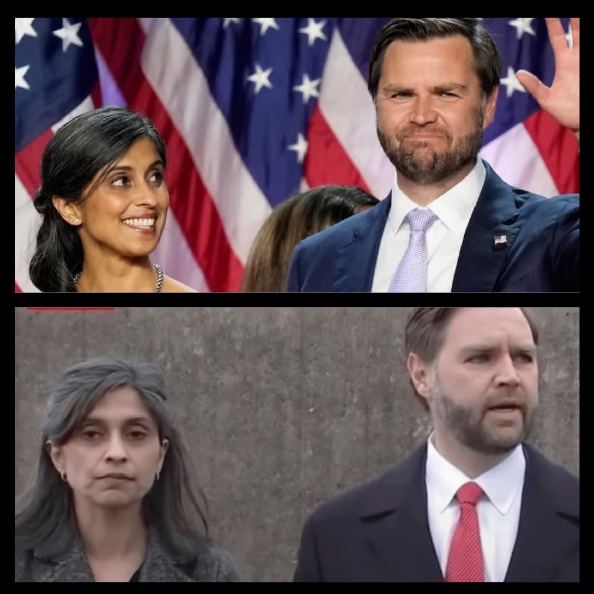 Damn, she looks like she is carrying the weight of a couch on her shoulders.