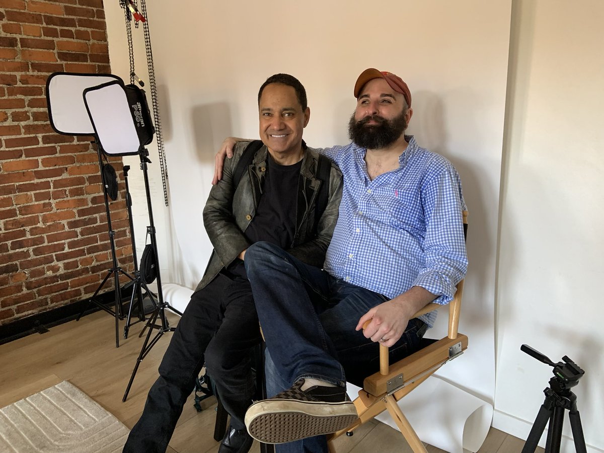 Finally got to meet ⁦<a href="/JeffreyaReddick/">Jeffrey Reddick 🌈👻</a>⁩ in person.