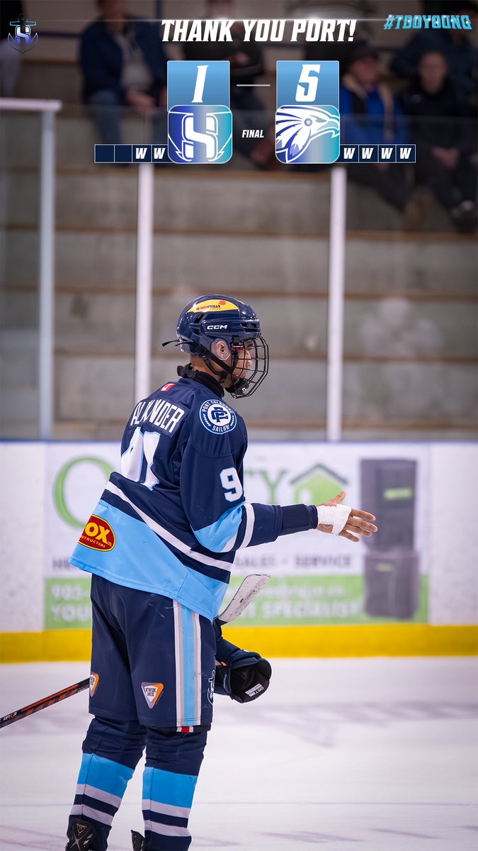 5-1 for the Corvairs 

Thank you Port! 

#anchordown #sailors