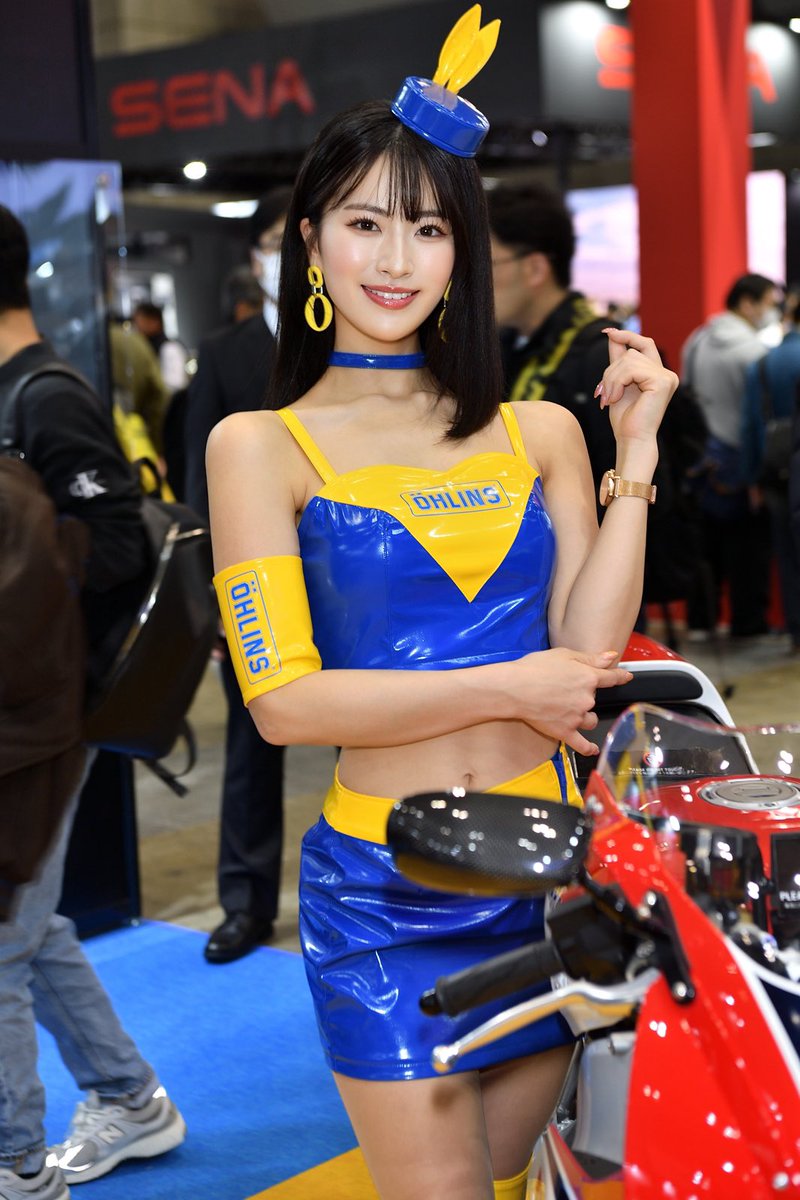 東1 カロッツェリアジャパンOHLINSブース にこの子居るらしい。 #東京