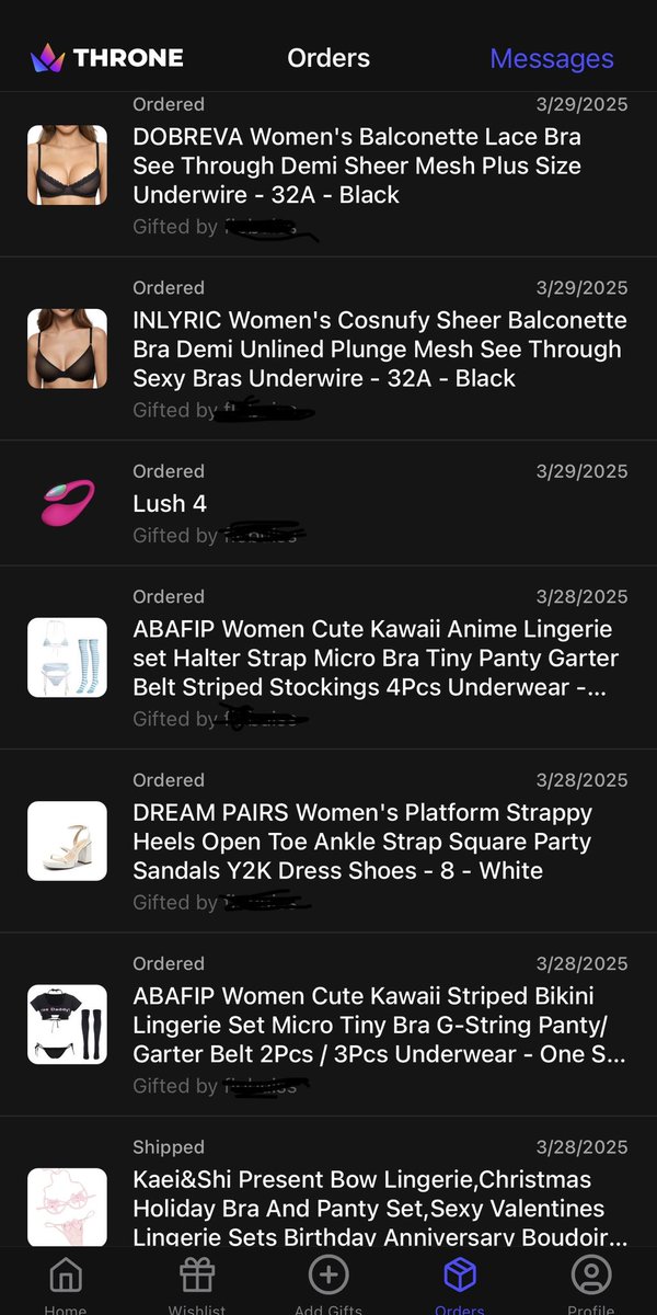 I love when my fans spoil me 🤤🤤🥰 <a href="/official_throne/">Throne</a>