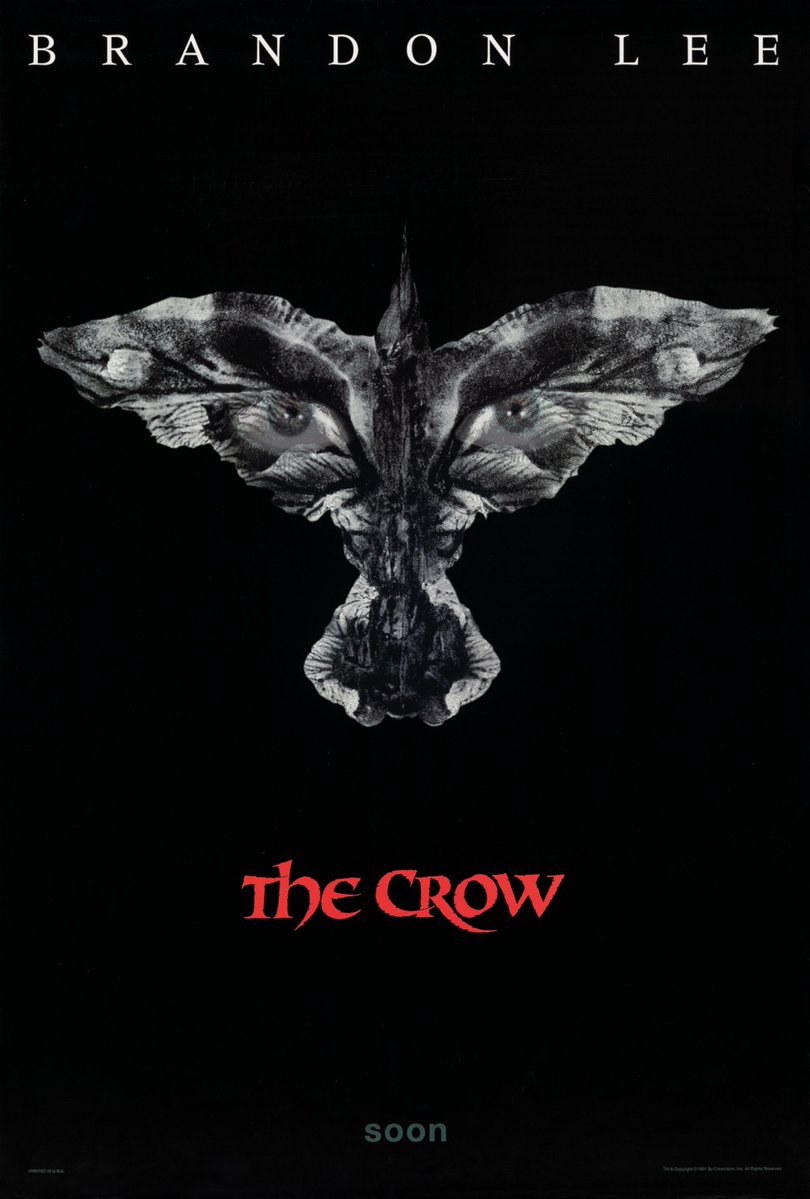 EugWSerra's tweet photo. On May 13, 1994, THE CROW soared into theaters! #TheCrow1994 #BrandonLee #RochelleDavis #ErnieHudson #MichaelWincott #BaiLing #SofiaShinas #DavidPatrickKelly #TonyTodd #JamesOBarr #AlexProyas #JonPolito #MichaelMassee #LaurenceMason https://t.co/wCXYo3qW0c