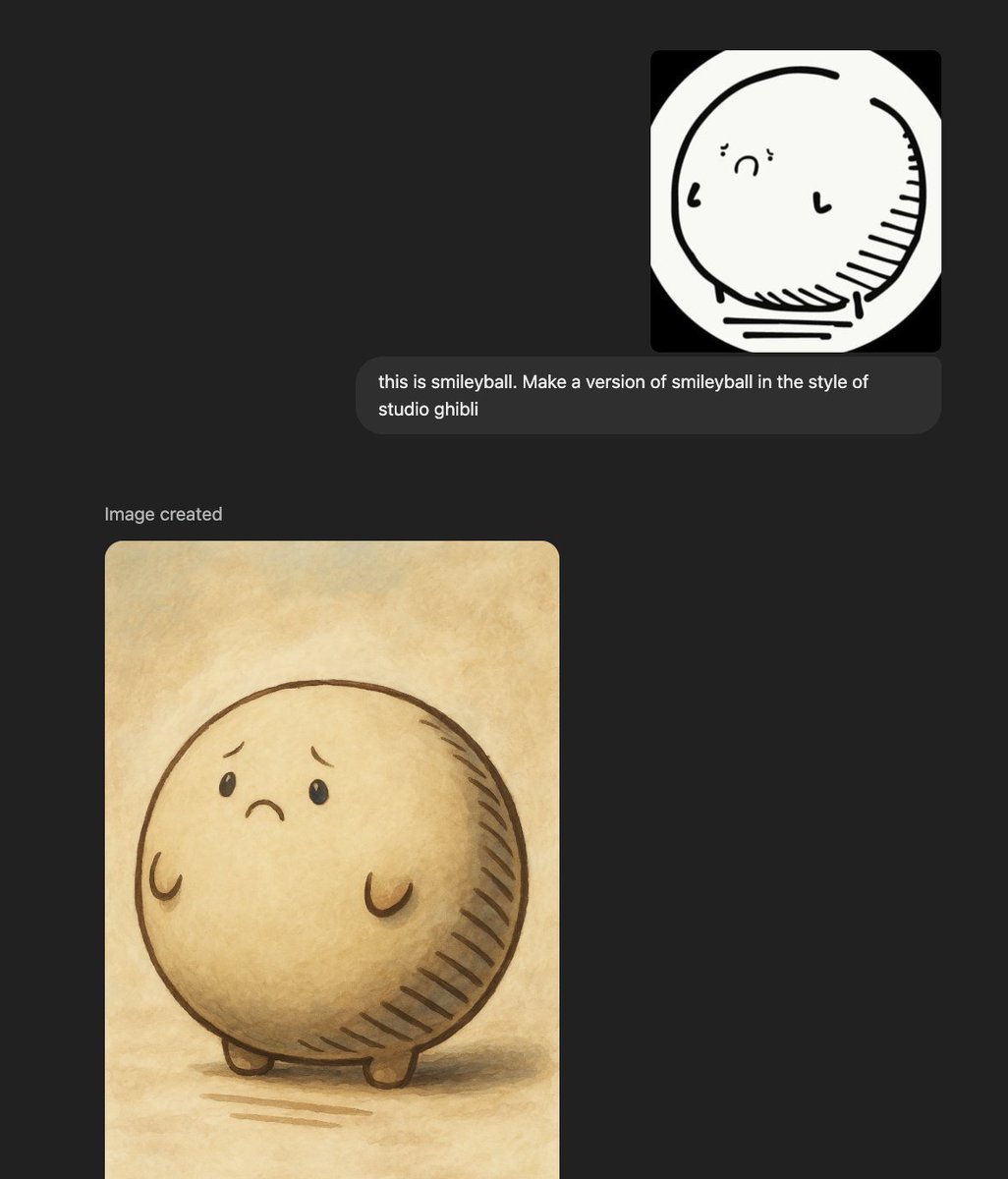 _smileyball's tweet image. I've a lot of complicated feelings about the interplay of AI and art. But I have to admit, this LLM output brought me some joy.