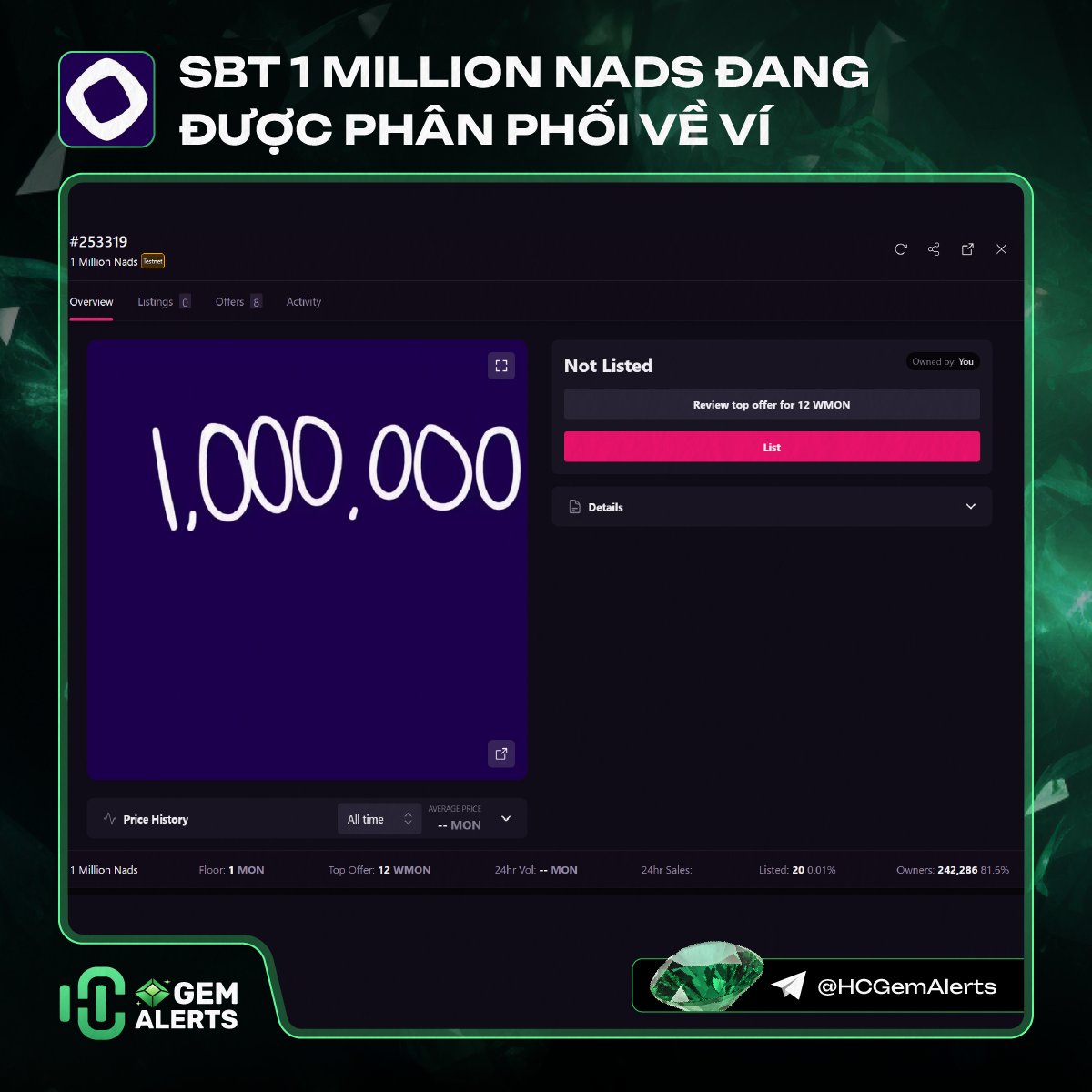 HC Gem Alerts tweet media