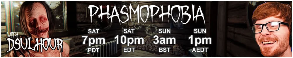 The Game Over for Dementia 48h Stream for <a href="/AlzResearchUK/">Alzheimer's Research UK</a> is going strong, We have paseed £7400. Up now is the amazing <a href="/DSulHour/">DSulhour</a> playing Phasmo. Please pop in, say hi and possibly donate a few pounds. Every pound makes a difference twitch.tv/dsulhour