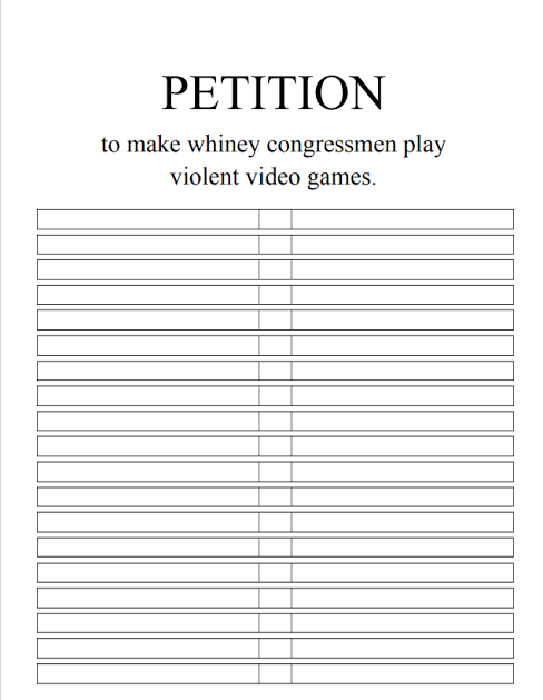 Does anyone want to sign my petition?