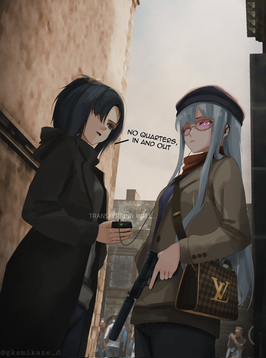 Ange &amp; AK12 Comm for <a href="/Doom_ranger13/">Dork Ranger AK-12's hubby</a> 
.
.
.
#ドルフロ #ドールズフロントライン #소녀전선 #少女前線 #DollsFrontline #GirlsFrontline