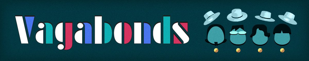 #SAMEMATSURI の出演者、バーバーショップカルテットVagabondsさん(<a href="/Vagabonds_Q/">Vagabonds</a>)をイメージしたイラストです 

4人の顔の形が卵型なのは、レパートリー「I Wan'na Be Like You」にちなんで全員をオランウータンにしようとした名残です 🥇 

↓演奏の様子 x.com/SAME_bbs/statu…