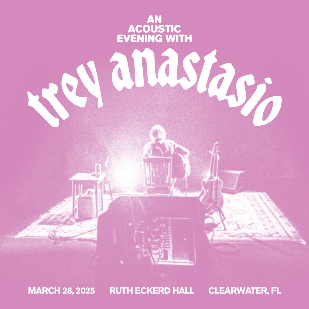 Trey's acoustic show from Clearwater, FL on 3/28/25 is available now for download and streaming via the LivePhish App: livephi.sh/trey250328