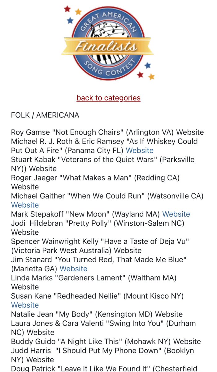 lsmheart (@lsmheart) on Twitter photo #finalist #GASC #folk #singersongwriter <a href="/ISSAsongwriters/">INTL SINGER-SONGWRITERS ASSOC</a> <a href="/NERFAlliance/">NERFA</a> <a href="/folkalliance/">Folk Alliance</a> @<a href="/WBURartery/">The ARTery</a> <a href="/WGBHMusic/">WGBH Music</a> <a href="/BostonGlobeArts/">Boston Globe Arts</a> <a href="/bostonherald/">Boston Herald</a> #finalist #GASC #folk #singersongwriter <a href="/ISSAsongwriters/">INTL SINGER-SONGWRITERS ASSOC</a> <a href="/NERFAlliance/">NERFA</a> <a href="/folkalliance/">Folk Alliance</a> @<a href="/WBURartery/">The ARTery</a> <a href="/WGBHMusic/">WGBH Music</a> <a href="/BostonGlobeArts/">Boston Globe Arts</a> <a href="/bostonherald/">Boston Herald</a>