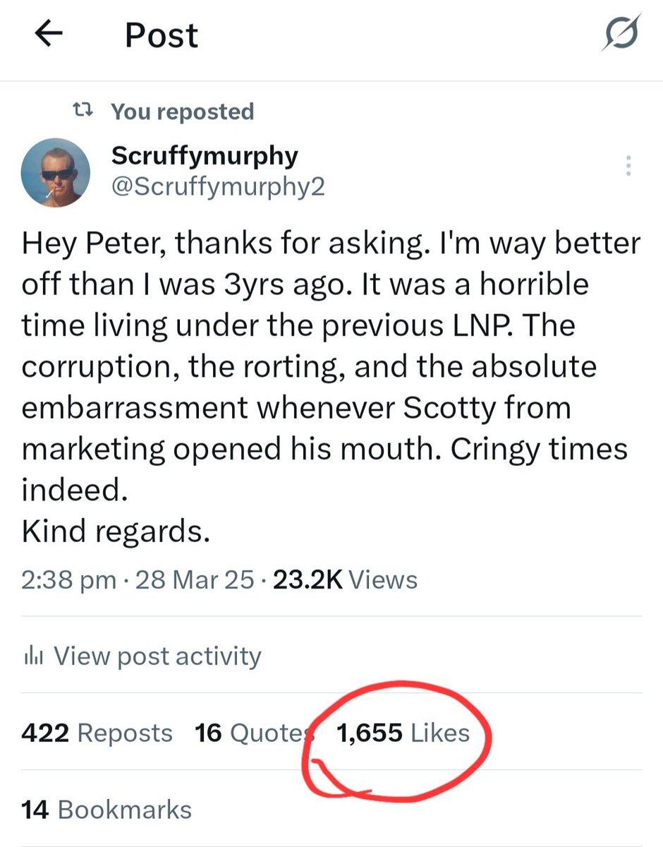 Holy fark, this tweet certainly stirred up the hornets nest. Now, out come the wolves.