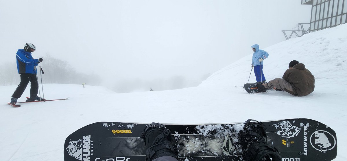 雪に恵まれるラストランのボ！