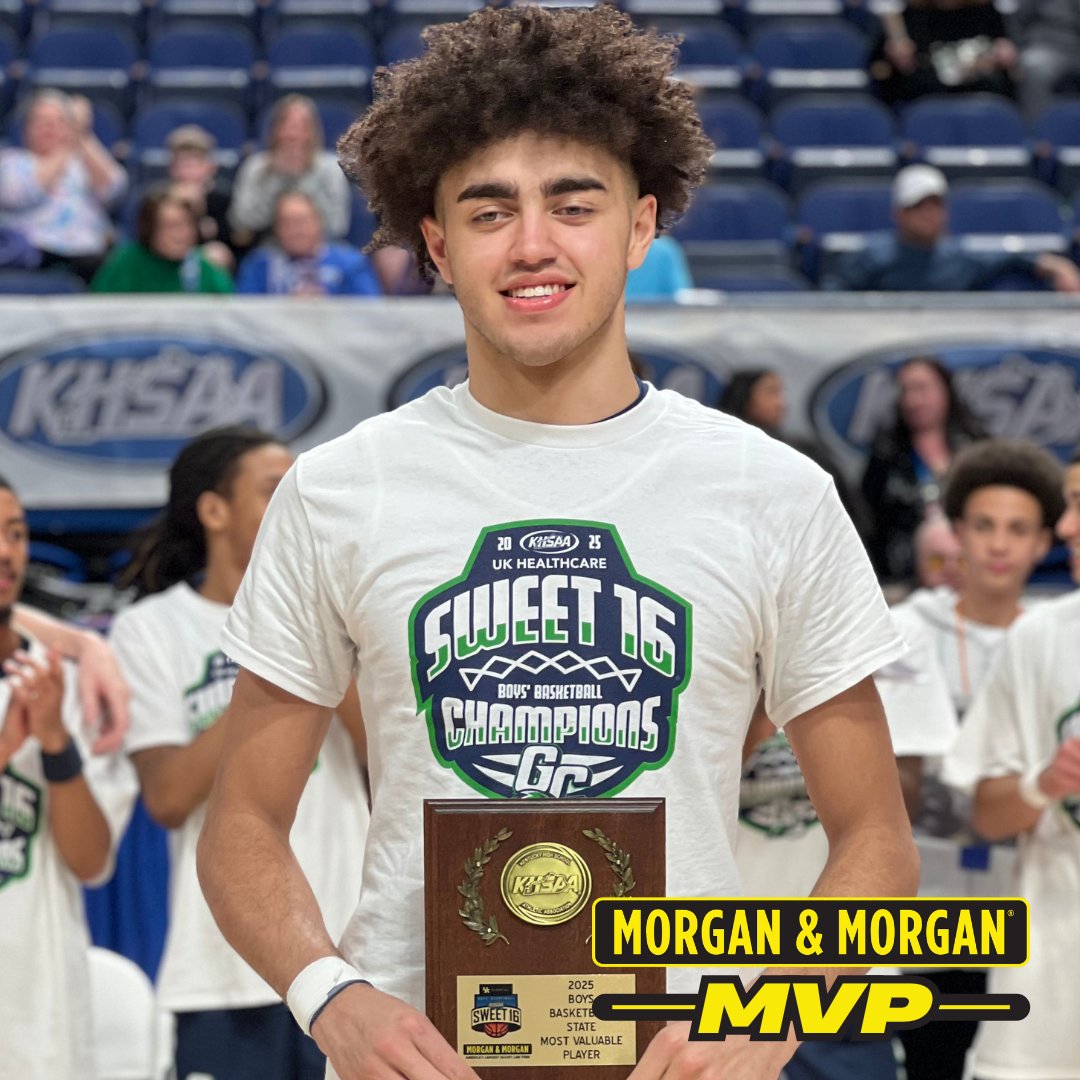 KHSAA Events (@khsaaevents) on Twitter photo 🏆 MOST VALUABLE PLAYER! 🏆
Congrats to Malachi Moreno from Great Crossing for earning the title of Morgan & Morgan MVP! #KHSSweet16 <a href="/forthepeople/">Morgan & Morgan</a> 🏆 MOST VALUABLE PLAYER! 🏆
Congrats to Malachi Moreno from Great Crossing for earning the title of Morgan & Morgan MVP! #KHSSweet16 <a href="/forthepeople/">Morgan & Morgan</a>