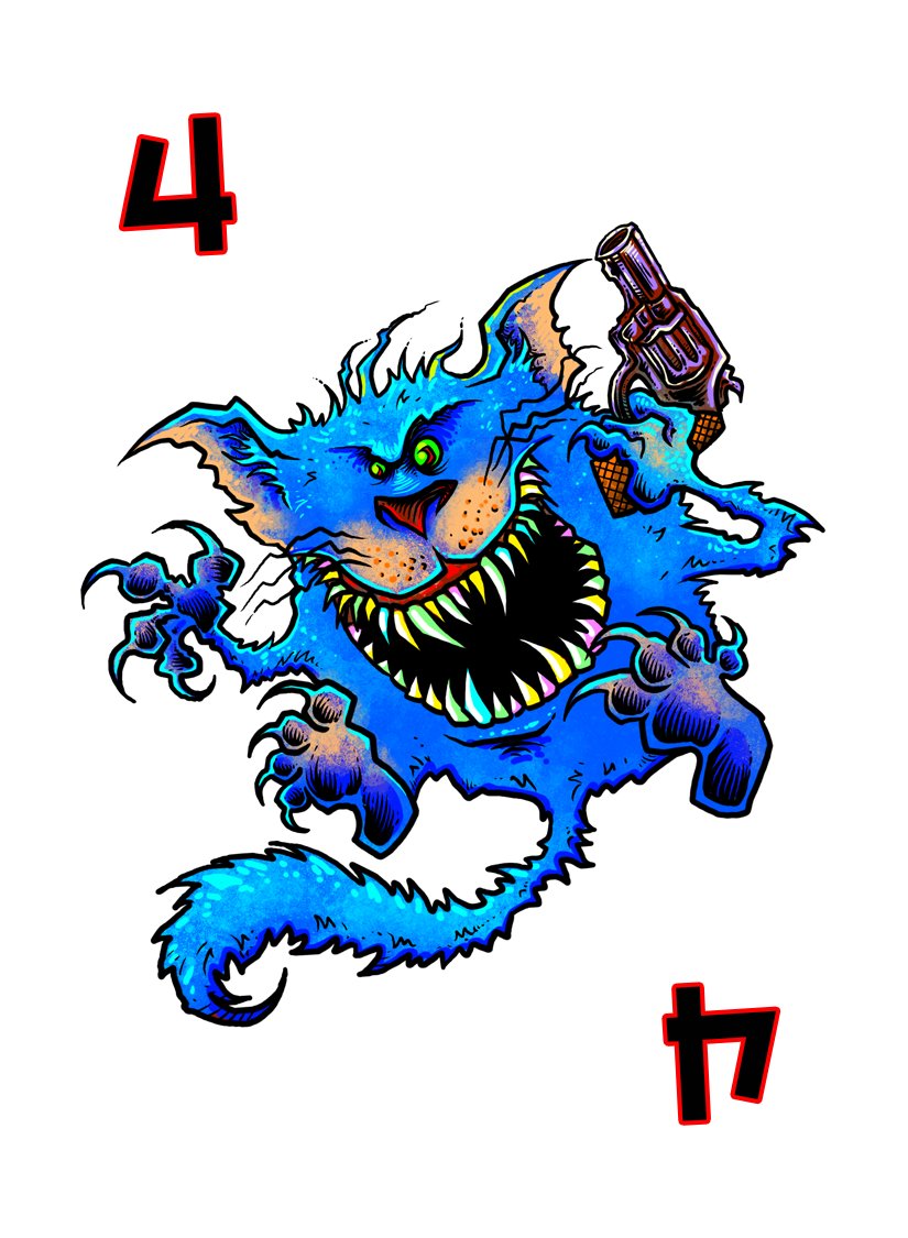 More art from my new game, KITTEN APOCALYPSE WAR. Go to tinyurl.com/kittenaw to see more!  #indiecomics #drawing #comicart #comics #graphicnovels #fantasyart #cardgames #boardgameart #gameart #inkart #illustration #characterdesign #monster #steampunk #sketch #kittens #catart