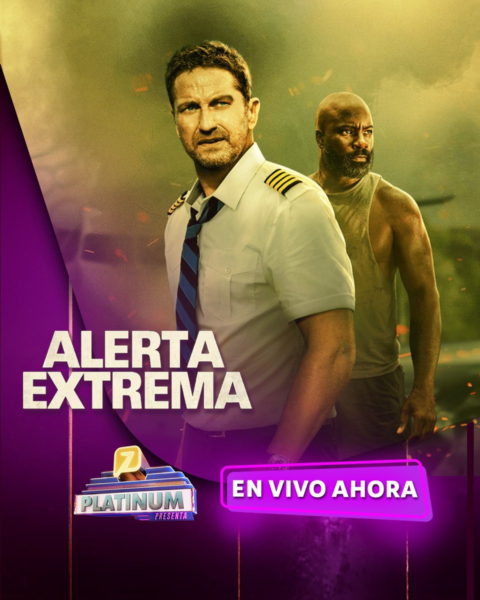 AztecaSiete's tweet photo. Estamos EN VIVO con nuestro estreno Platinum "Alerta Extrema" por #Azteca7 y través de https://t.co/a3eBiGlOgD 🔴🍿. 
.
No se olviden se seguir la conversación con el hashtag #AlertaExtrema. ✈️💥 https://t.co/vgD6FmnNSk