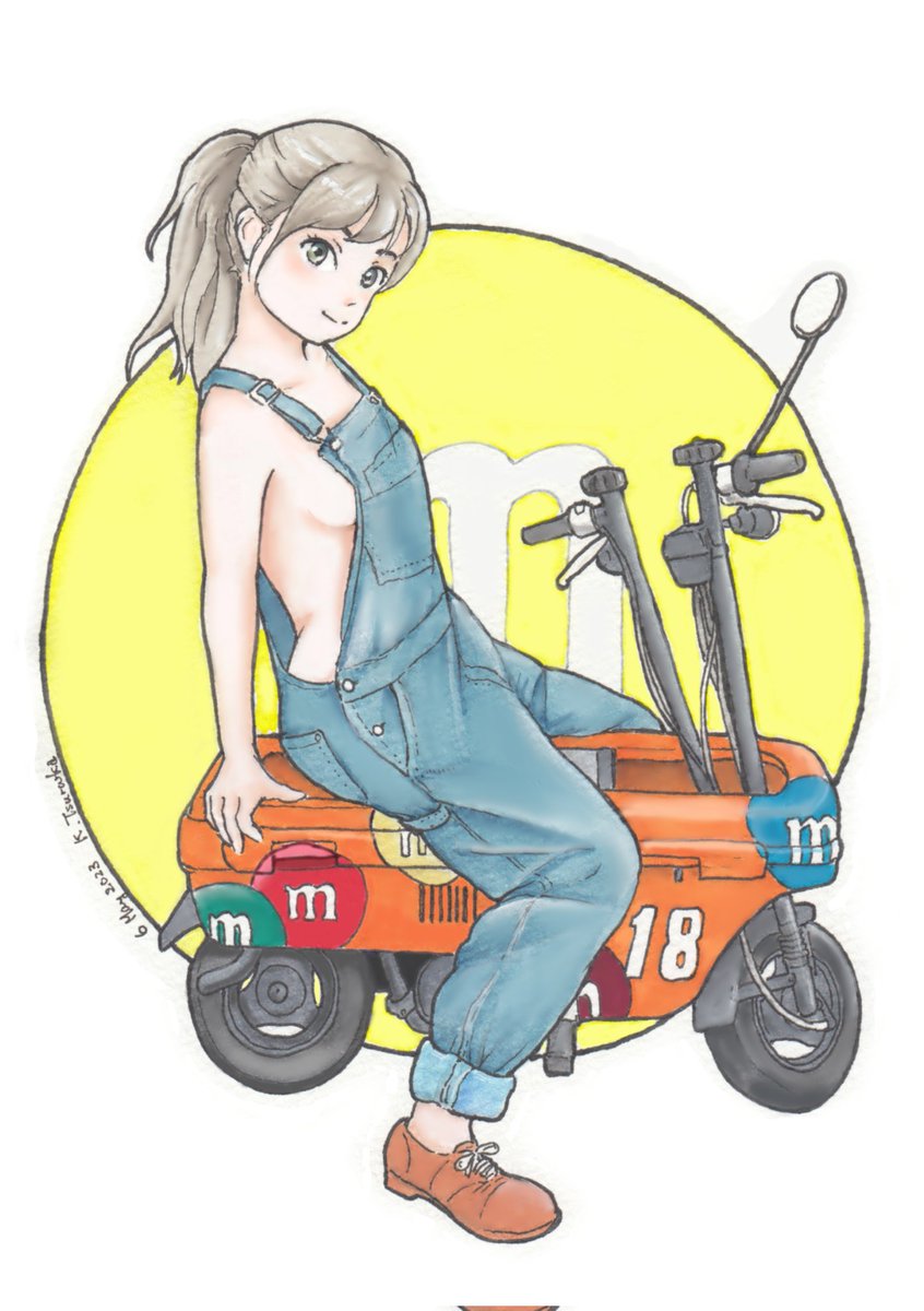 「Vol.2に入ってるNASCAA M&amp;Msモトコンポのこれとか、全面的に」|Kaz Tsuruokaのイラスト