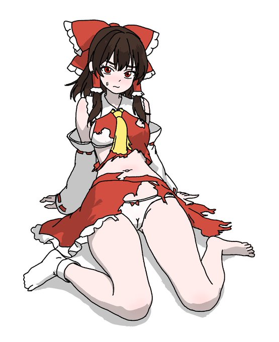 霊夢さんパンツ見せて💪👊💢 