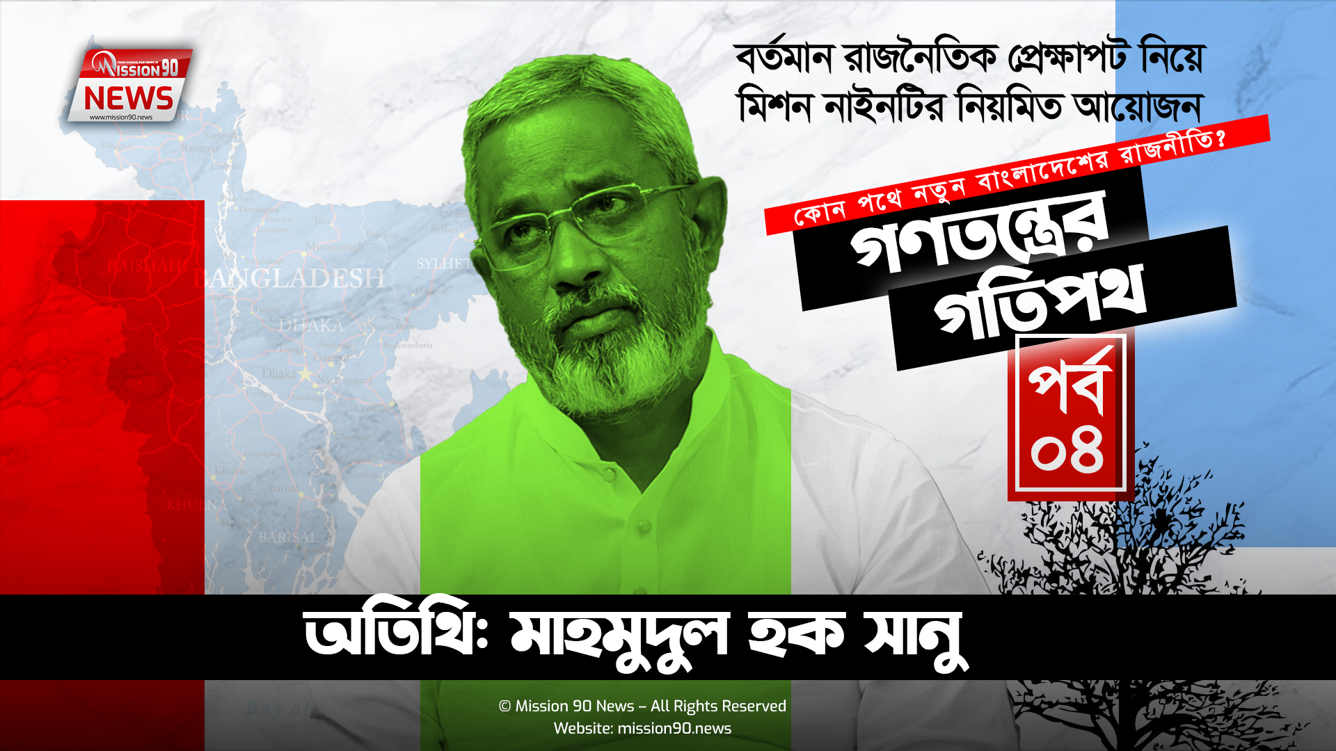 গণতন্ত্রের গতিপথ: পর্ব ৪ – অতিথি: মাহমুদুল হক সানু