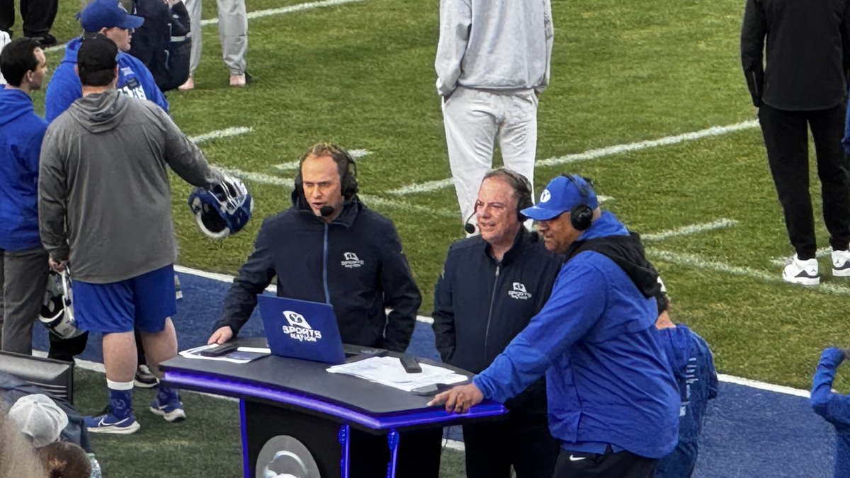 JaredTurner14's tweet photo. 2025 BYU Football alumni game. Such a cool new tradition, and always great to be at LaVell Edwards Stadium! https://t.co/5ZElVndVD4