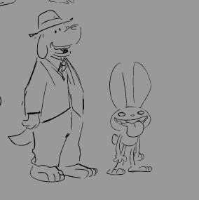 Parker Simmon's (Mao Mao and heroes of pure heart creator) take on drawing Sam &amp; Max

I had it in my archives, but I was so glad to see it when someone sent this on the big server, that I feel like sharing with it!! 🔥🔥

#SamandMax