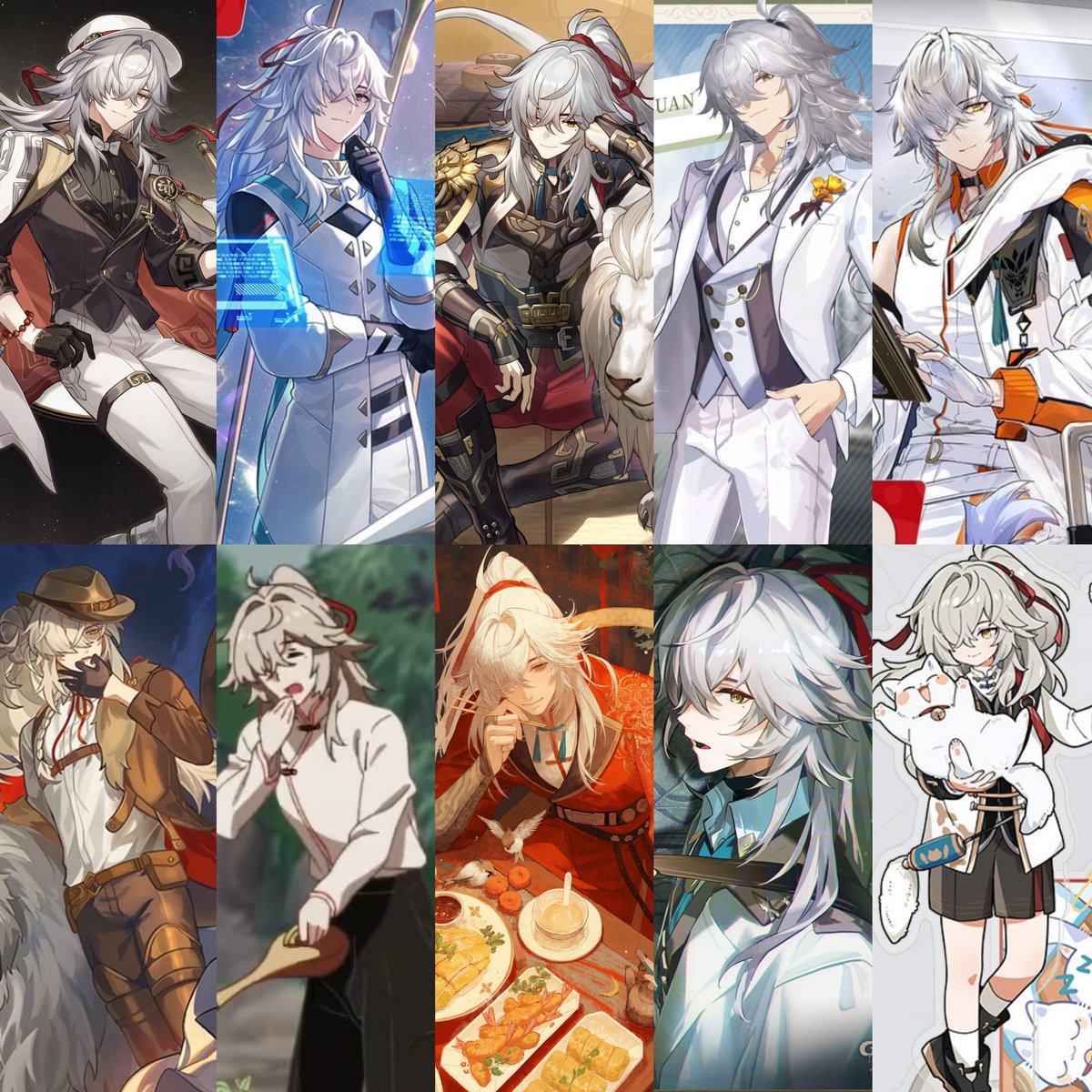 Jing Yuan outfits 

#HonkaiStarRail #崩壊スターレイル