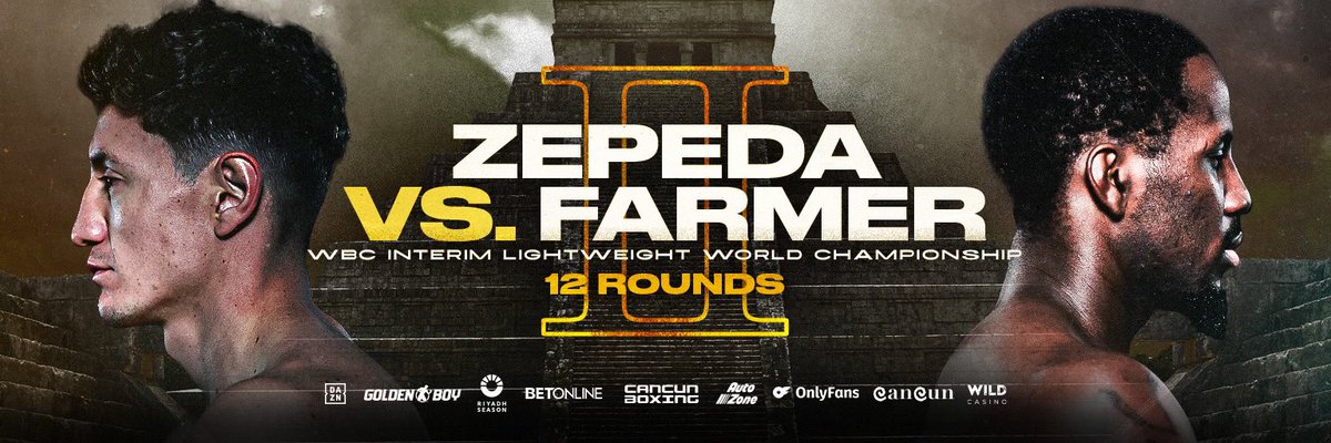 GoldenBoyBoxing's tweet image. #TheREMATCH STARTS NOW!! 🔥

#ZepedaFarmer2 | LIVE on DAZN
@DAZNboxing @RiyadhSeason