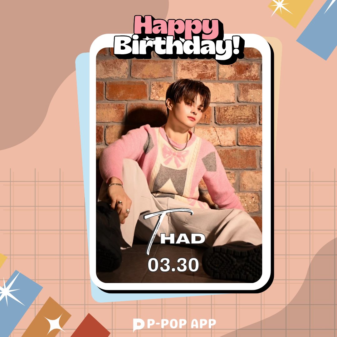 P-POP APP (@ppop_app) on Twitter photo 🍰03.30
🎉Happy Birthday New:ID Thad!
THADmazing MEMORIES AT 22
#OurPolaroidLoveTHAD
#HappyThadDay #THADiariesCH22
#NEWID_THAD #New_ID
<a href="/official_newID/">New:ID OFFICIAL</a> @teamthadofc 🍰03.30
🎉Happy Birthday New:ID Thad!
THADmazing MEMORIES AT 22
#OurPolaroidLoveTHAD
#HappyThadDay #THADiariesCH22
#NEWID_THAD #New_ID
<a href="/official_newID/">New:ID OFFICIAL</a> @teamthadofc