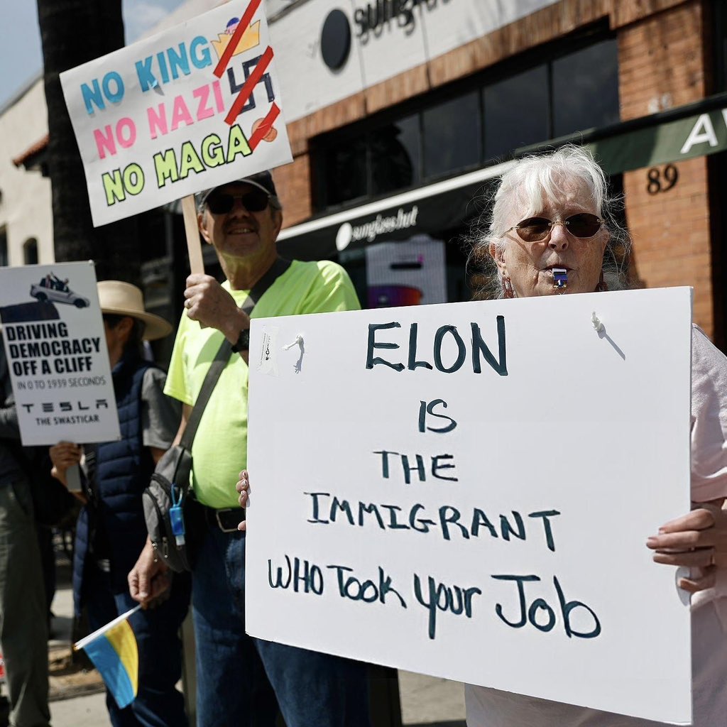 *Elon is a legal immigrant whose companies have created thousands of jobs for Americans.
