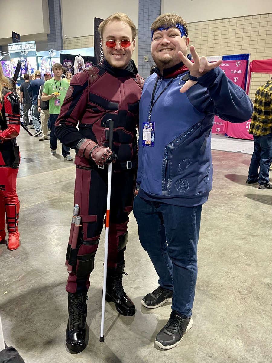 twunkernaut's tweet image. Wiccan team-ups at Galaxy Con Richmond! 💙 1/2