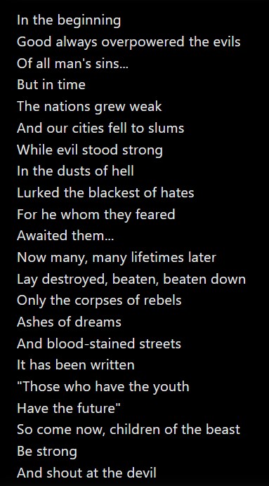 This choreographed web-of-deceit campaign of the, "Elon ∏卐Ζ¡ salute" by the leftwing will fail. Because it's rationally absurd, and all lies ultimately fail

Woefully, the leftwing venerate no other social comport but the blackest of hates

Motley Crue said it best in 1983...