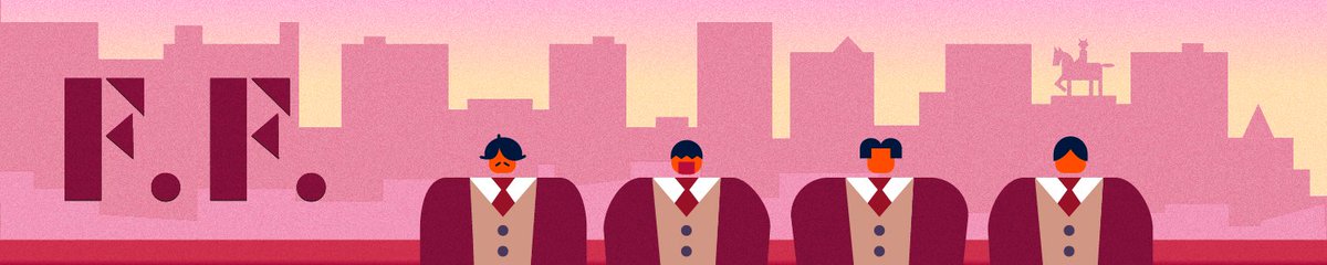 #SAMEMATSURI の出演者、バーバーショップカルテットFFさん(<a href="/forces_f/">F.F.(えふえふ)</a> )をイメージしたイラストです

拠点にする仙台市と、ワインレッド 系のカラーでまとめました ！演奏も素敵なのでぜひ聞いてほしいです！

↓演奏の様子
x.com/forces_f/statu…