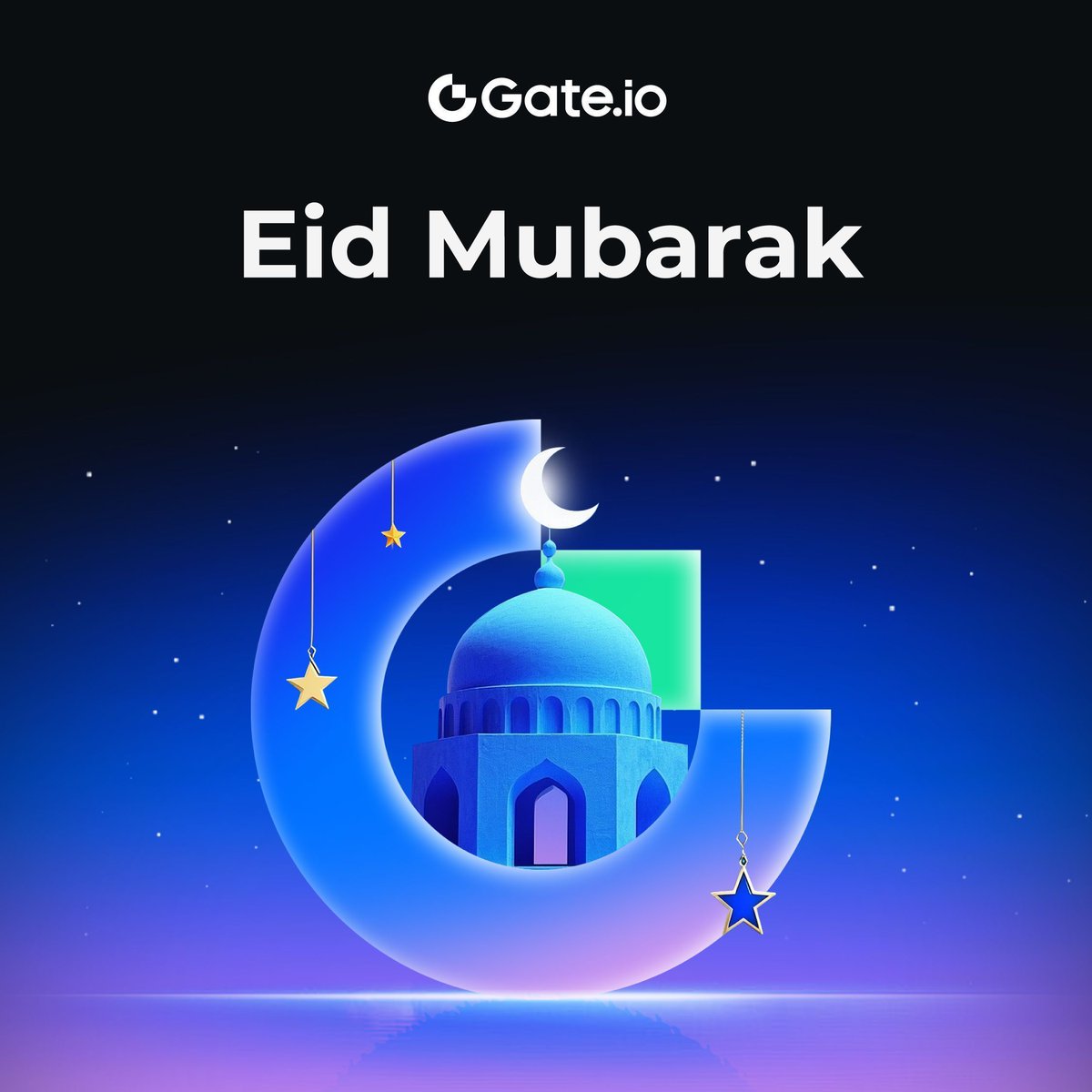 Gate's tweet image. 🌙 Eid Mubarak from Gate.io!
$100 giveaway to celebrate this blessed Eid al-Fitr filled with peace and gratitude
💰 $10 * 10 winners
1️⃣ Follow @Gate_io
2️⃣ RT, Like & Tag 3 friends
3️⃣ Use #EidMubarakGateio to spread the joy
Ends at 4:00 AM, Apr 1 (UTC)