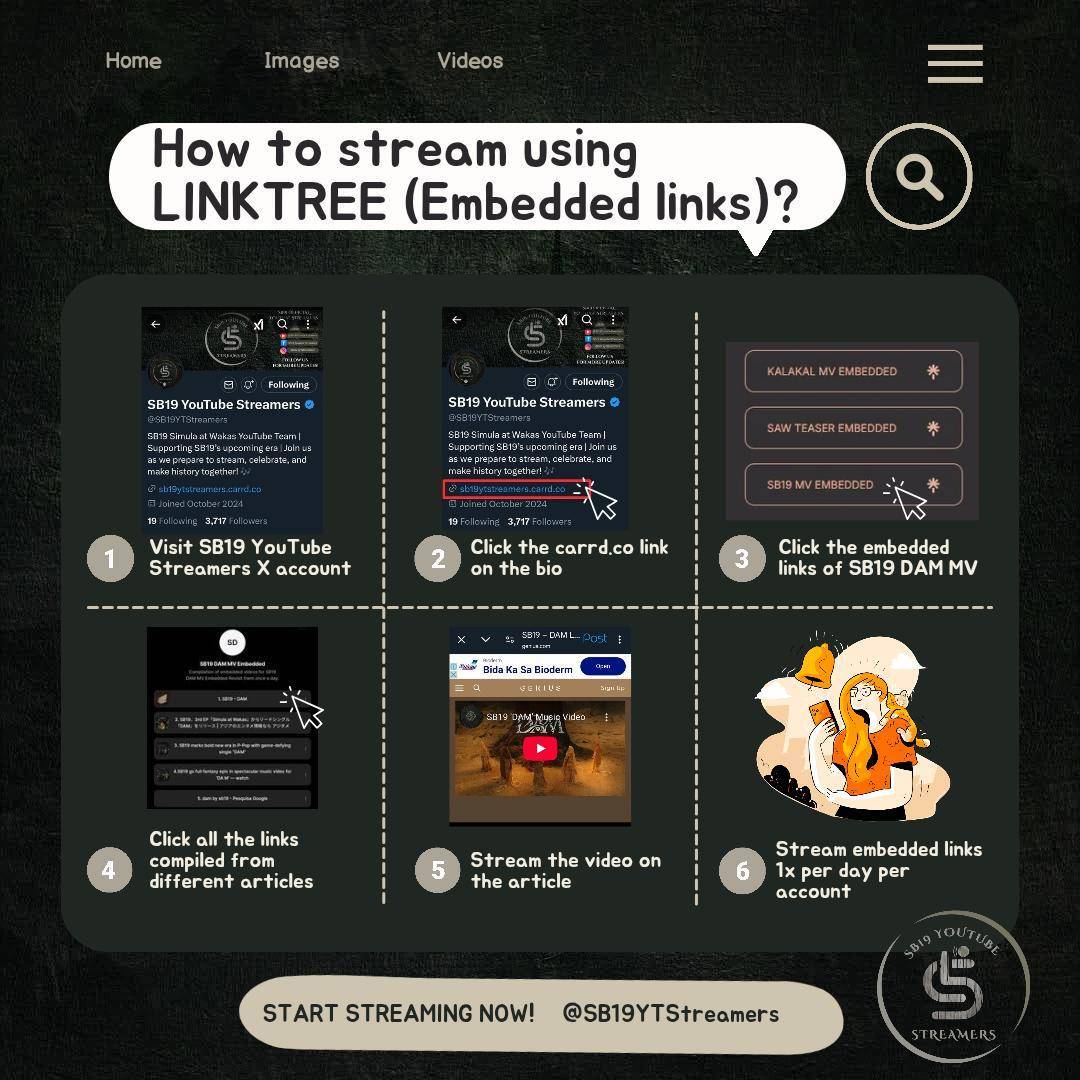 🚨 STREAM ALERT🚨

A'tin—ready to set the world ablaze with your love for SB19's "DAM"? 

Check out a compilation of "DAM" MV embedded videos below:

🔗 linktr.ee/SB19DAMMV. 

Click it, watch it, and share it!

Let’s make "DAM" unstoppable together! 🔥

<a href="/SB19Official/">SB19 Official</a> #SB19