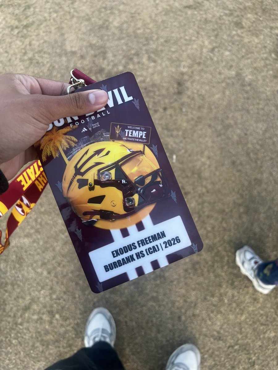 Exodus Freeman (@exodusfreeman_) on Twitter photo I had a great time visiting ASU’s spring practice, I loved the energy and experience! It was a pleasure meeting <a href="/BradyWhite223/">Brady White</a> and THE <a href="/mvp86hinesward/">Hines Ward</a> ! <a href="/ASUFootball/">Sun Devil Football</a> #ForksUp🔱 I had a great time visiting ASU’s spring practice, I loved the energy and experience! It was a pleasure meeting <a href="/BradyWhite223/">Brady White</a> and THE <a href="/mvp86hinesward/">Hines Ward</a> ! <a href="/ASUFootball/">Sun Devil Football</a> #ForksUp🔱