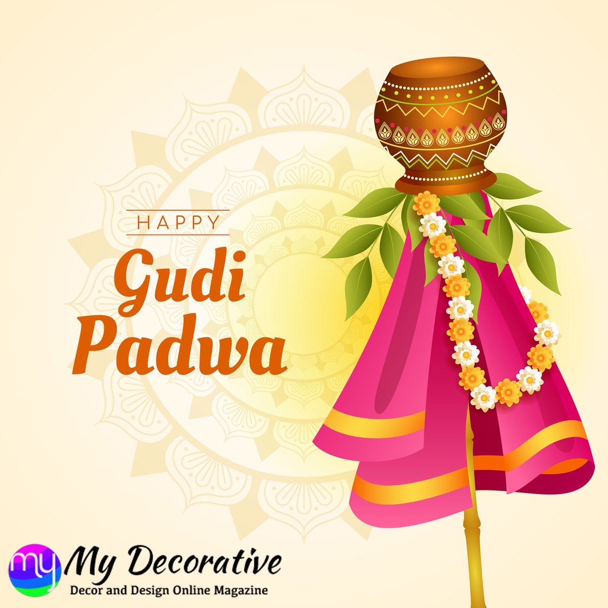 MyDecorative.Com Wishing you a joyous and prosperous Gudi Padwa!

🌸✨ May this new year bring happiness, success, and good health to you and your family. 🏵️🥭🚩