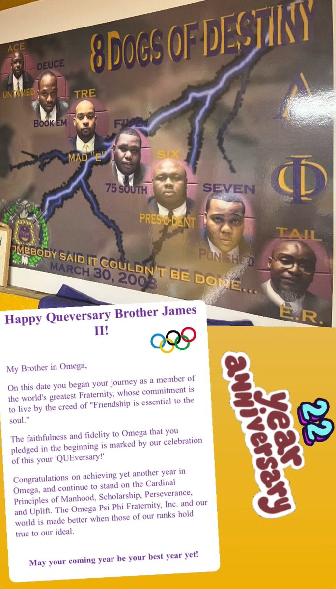 sportsguymarv's tweet image. Year 22 proudly serving Omega Psi Phi. #LambdaPhiMade #Spring03 💜💛🐶