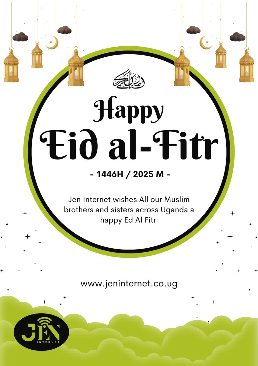 jenwifi_ug's tweet image. Happy Eid to all our Muslim friends across Uganda #jeninternet #jenwifi