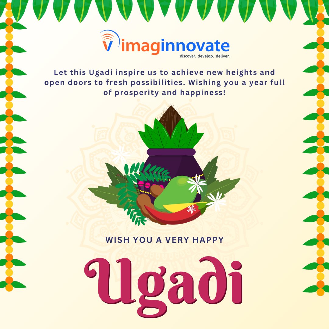 Wishing you a prosperous and joyous Ugadi! May this year bring success and growth in all your endeavors.