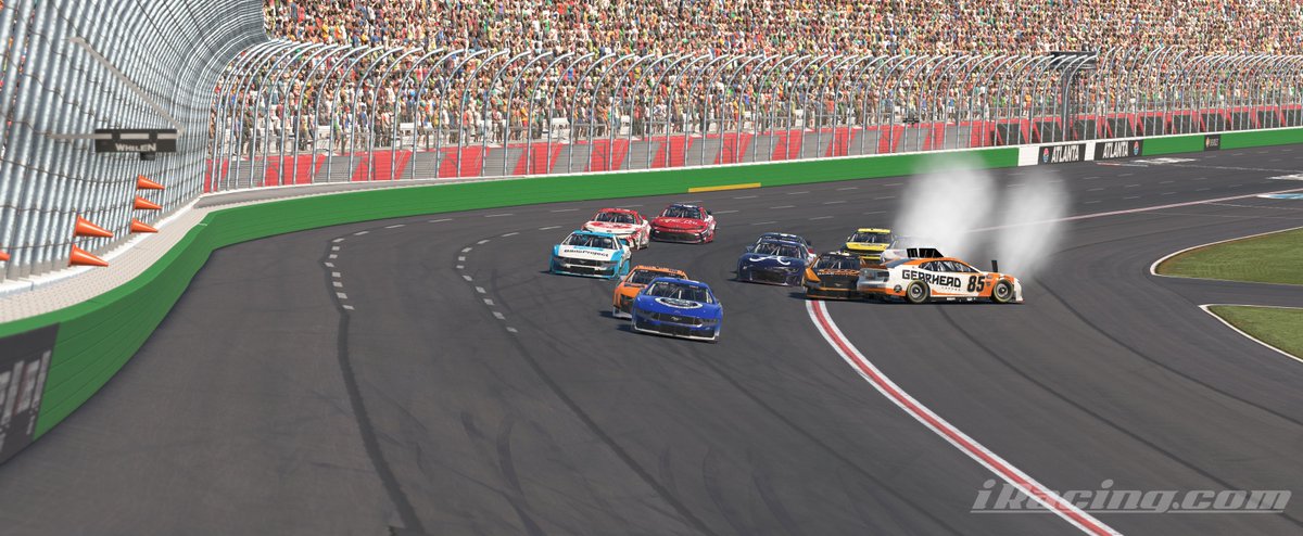 A chaotic race <a href="/ATLMotorSpdwy/">EchoParkSpeedway</a> saw <a href="/MichaelEYork1/">Michael E York</a> grab his 1st 🏁 of the year. <a href="/EliteWarMachine/">Tyler Birden</a> P2 <a href="/Kane4855/">Kane</a> P3 <a href="/SPORTGUY_MCCALL/">Ryan McCall</a> P4 and <a href="/JonOsborne/">Jon Osborne</a> P5 to round out the top 5.

Next week we head to <a href="/NashvilleSuperS/">Nashville Superspeedway</a> 

Catch the race replay on <a href="/SimRacingMedia1/">Sim Racing Media</a> <a href="/YouTube/">YouTube</a>