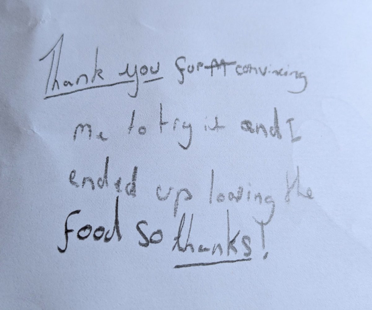 Jane Hindmarch (@janehindmarch) on Twitter photo On the Cook with Chef Jane sessions I encourge the children to push their own taste boundaries and try new dishes. I received these little notes from a few of the children <a href="/OPA_Greystone/">OPA Greystone</a>......all I can say is JOB DONE !!! On the Cook with Chef Jane sessions I encourge the children to push their own taste boundaries and try new dishes. I received these little notes from a few of the children <a href="/OPA_Greystone/">OPA Greystone</a>......all I can say is JOB DONE !!!