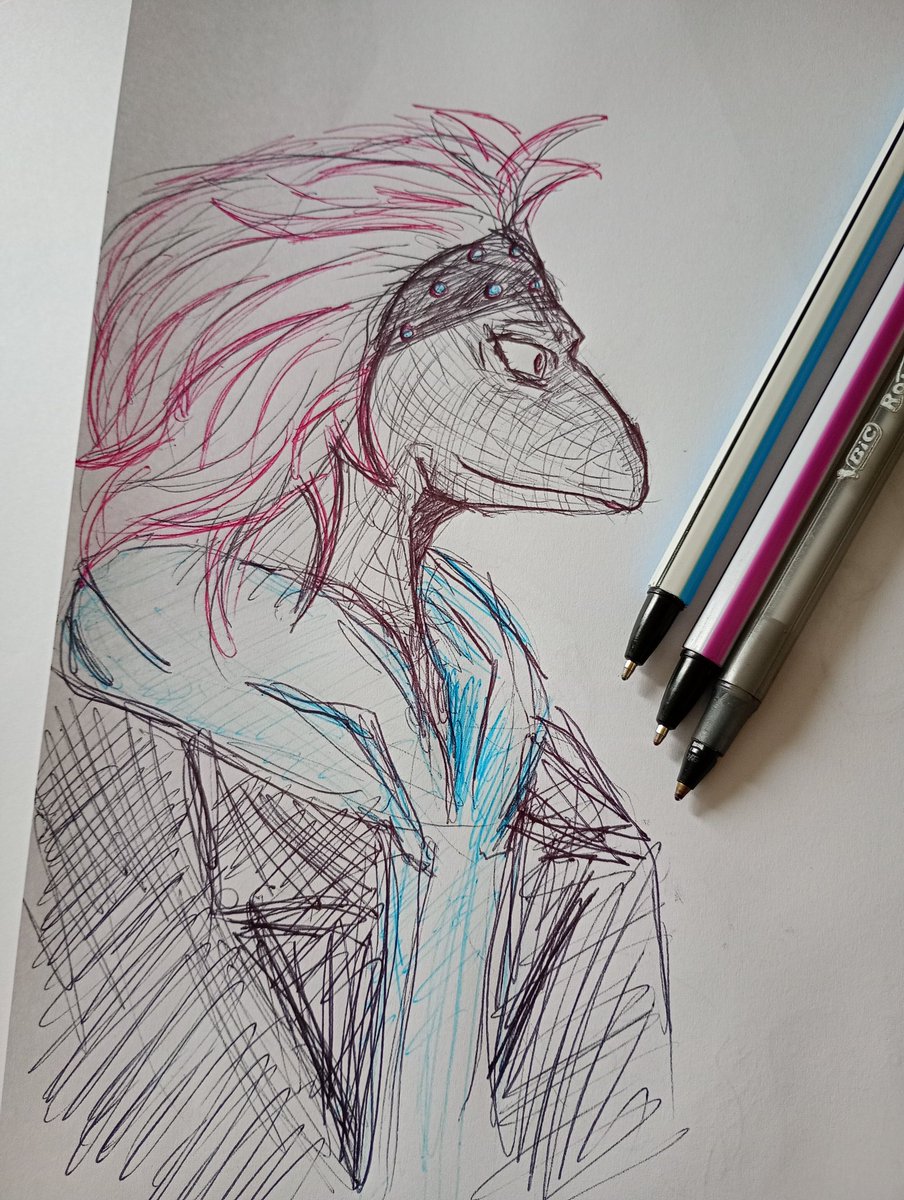 TomuVoid's tweet image. quick pen doodle wake up #spinner nation