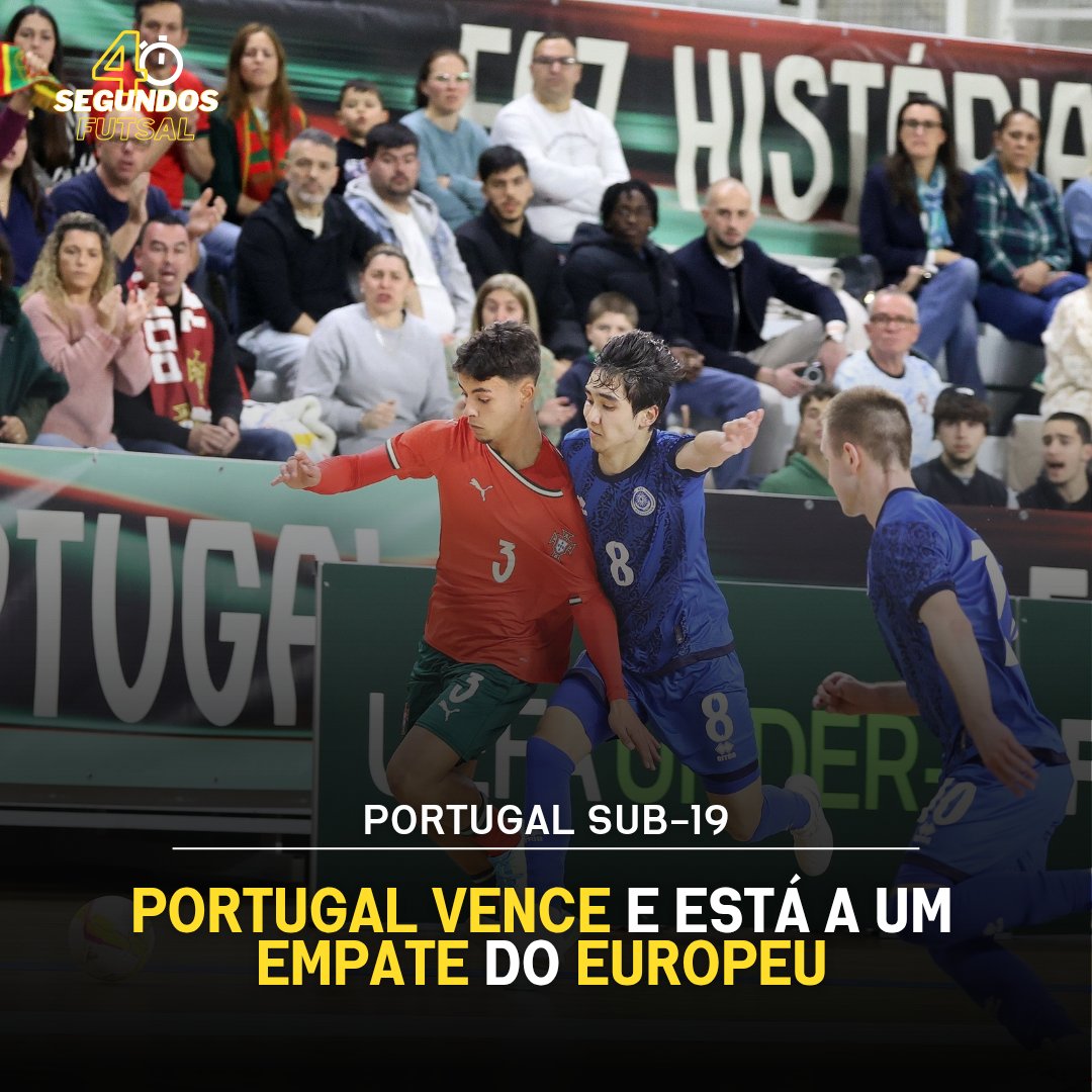 🔥 Portugal vence e está a um empate do Europeu!

🇵🇹 Sub-19 vencem o Cazaquistão (2-1) e lideram o Grupo 3 da Ronda de Elite! Domingo, frente à França (15h00), basta um empate para garantir o apuramento.🔥

Sabe mais aqui👇
instagram.com/p/DH0X6fFOo15/…