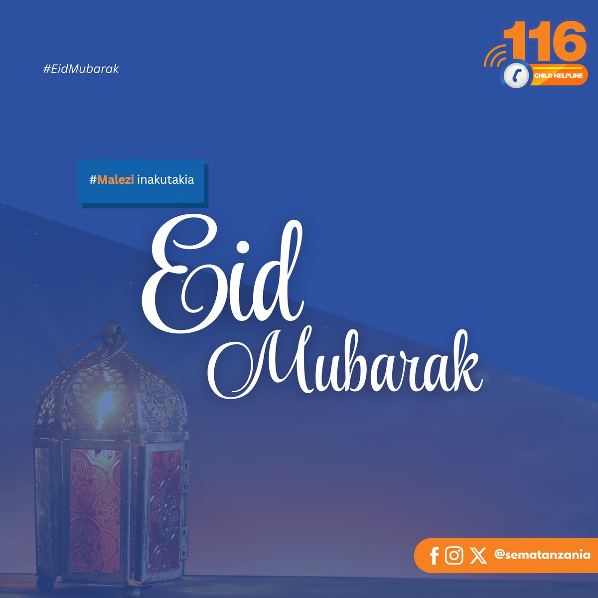 Mwenyezi Mungu awajalie furaha, baraka na mahusiano mema wakati huu wa siku kuu.
Eid Mubarak✨

#Malezi #EidMubarak #Piga116 #Familia #Parenting