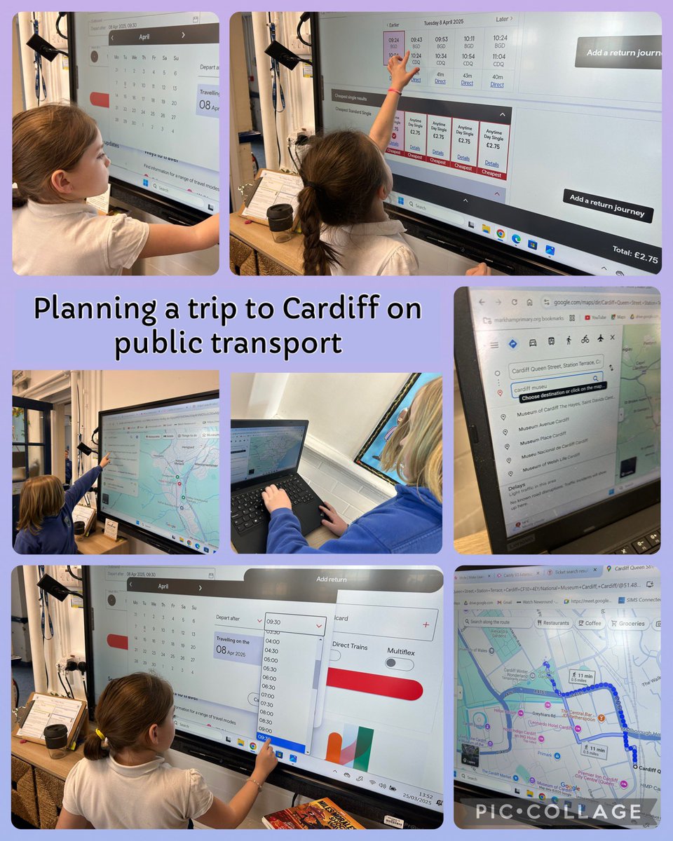 This week we’ve been preparing for our ‘Learning Showcase’ by planning a trip to Cardiff using public transport. We used online bus and train timetables to help us plan exact times and prices of our journey 🚌🚂