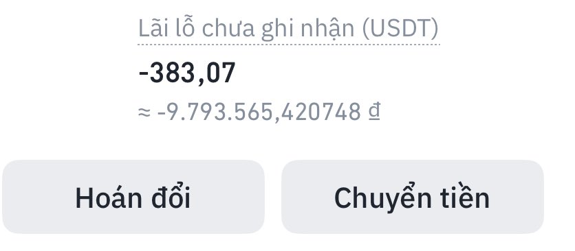 Sắp về bờ rồi ae à 🚀

Dca là cách nhanh nhất giúp chúng ta về bờ sớm cũng có thể xa bờ thêm đoạn 😂

Liệu tháng 4 này có cơ hội cho altcoin không ae…